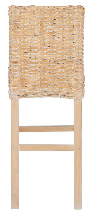 Tobie Rattan Bar Stool/Natural White Wash - Cool Stuff & Accessories