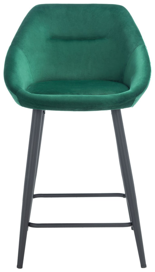Zorica Emerald Velvet Counter Stool - Cool Stuff & Accessories