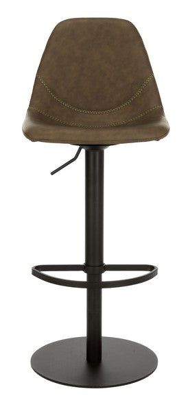 Sky Adjustable Swivel Bar Stool/Olive