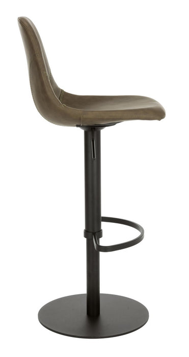 Sky Adjustable Swivel Bar Stool/Olive