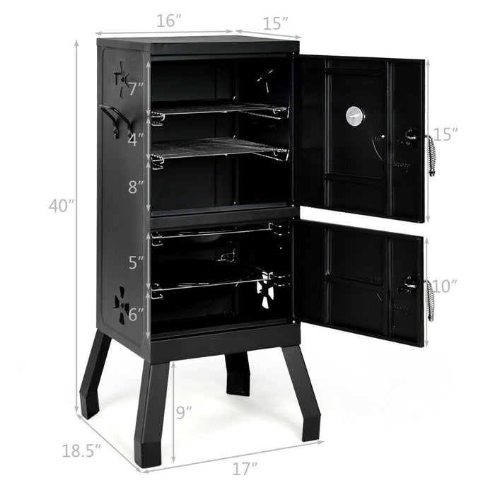 Barbecue Grill With Temperature Gauge