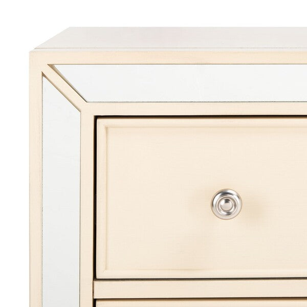 Basie 3 Drawer Chest/Antique Beige