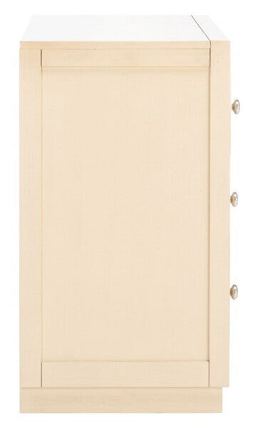 Basie 3 Drawer Chest/Antique Beige
