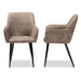 Belen Set of 2 Grey Upholstered Dining Chair - Cool Stuff & Accessories
