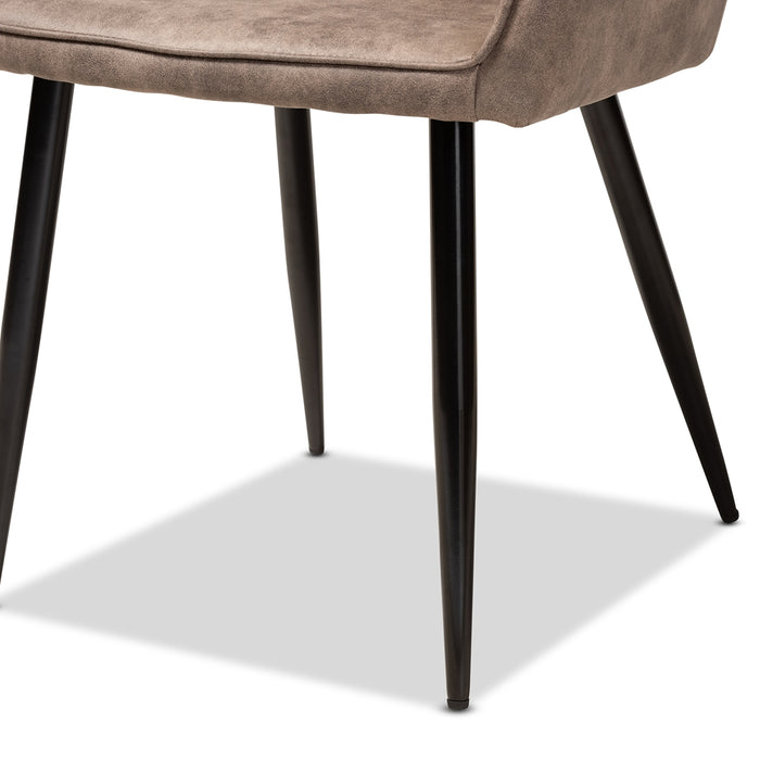 Belen Set of 2 Grey Upholstered Dining Chair - Cool Stuff & Accessories