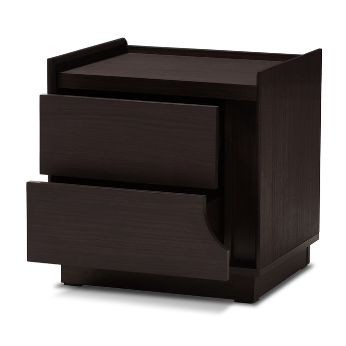 Larsine Dark Brown Nightstand - Cool Stuff & Accessories