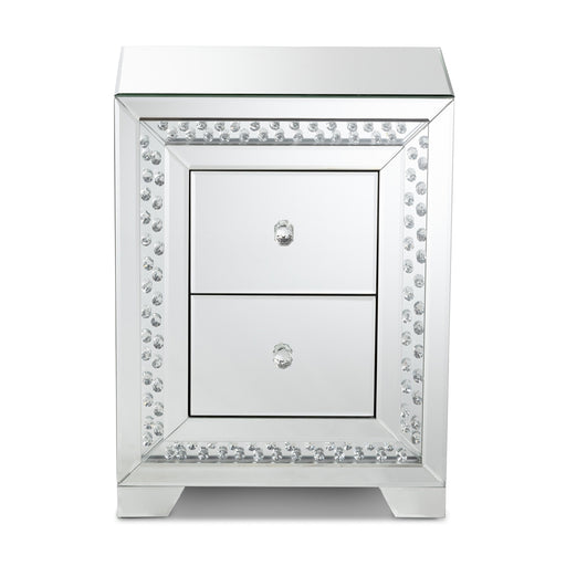 Mina Mirrored Nightstand - Cool Stuff & Accessories
