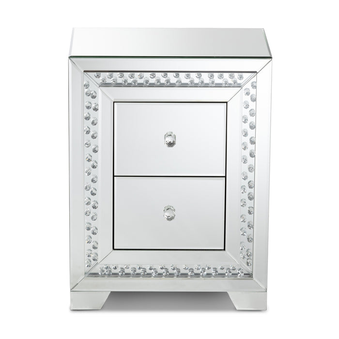 Mina Mirrored Nightstand - Cool Stuff & Accessories
