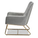 Sennet Grey Velvet Upholstered Armchair - Cool Stuff & Accessories