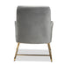 Sennet Grey Velvet Upholstered Armchair - Cool Stuff & Accessories