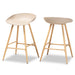 Mairi Modern Beige Bar Stool Set of 2 - Cool Stuff & Accessories