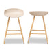 Mairi Modern Beige Bar Stool Set of 2 - Cool Stuff & Accessories