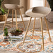 Mairi Modern Beige Bar Stool Set of 2 - Cool Stuff & Accessories