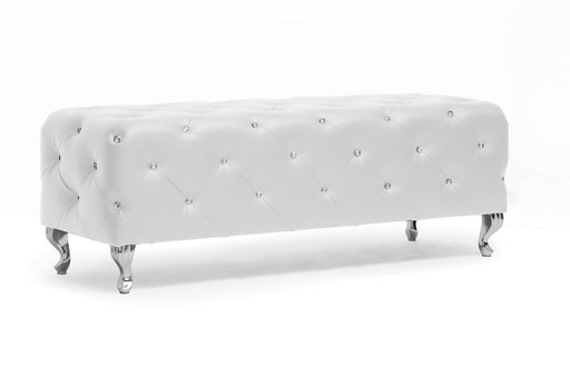 Stella White Modern Bench - Cool Stuff & Accessories