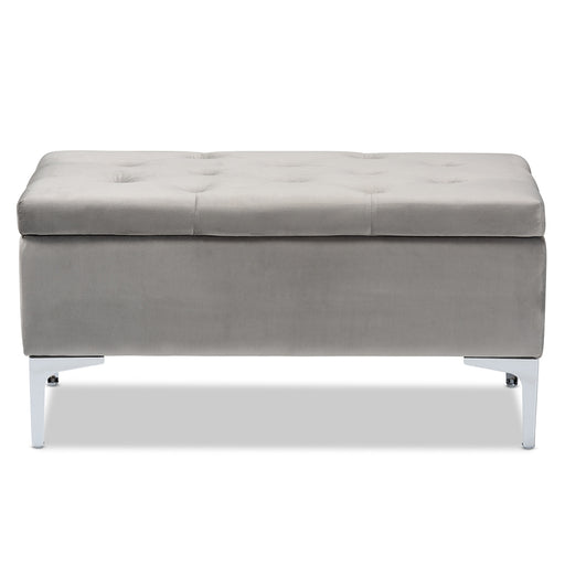 Mabel Storage Bench Ottoman Grey - Cool Stuff & Accessories