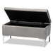 Mabel Storage Bench Ottoman Grey - Cool Stuff & Accessories
