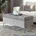 Mabel Storage Bench Ottoman Grey - Cool Stuff & Accessories