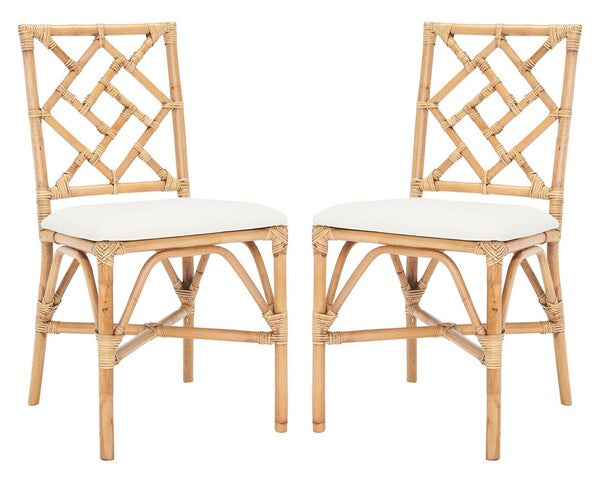 Bhumi Accent Chair W/ Cushion/Brown/White