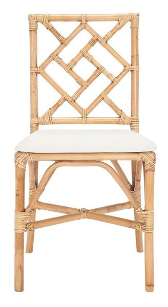 Bhumi Accent Chair W/ Cushion/Brown/White