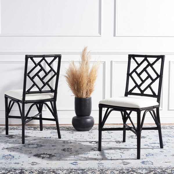 Bhumi Accent Chair W/ Cushion/Black/White