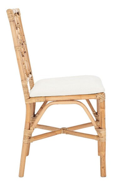 Bhumi Accent Chair W/ Cushion/Brown/White