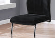 Black Velvet Dining Chair Set of 2 - Cool Stuff & Accessories