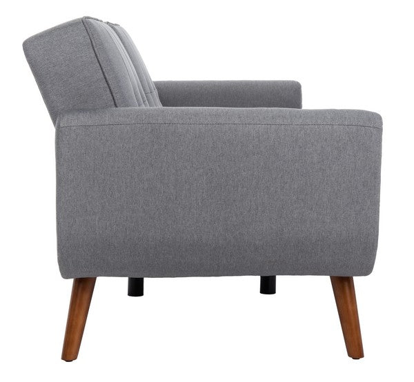 Bushwick Foldable Futon Bed/Stone/Brown