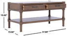 Filbert 2 Drawer Coffee Table/Brown - Cool Stuff & Accessories