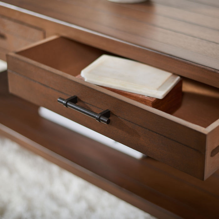 Filbert 2 Drawer Coffee Table/Brown - Cool Stuff & Accessories