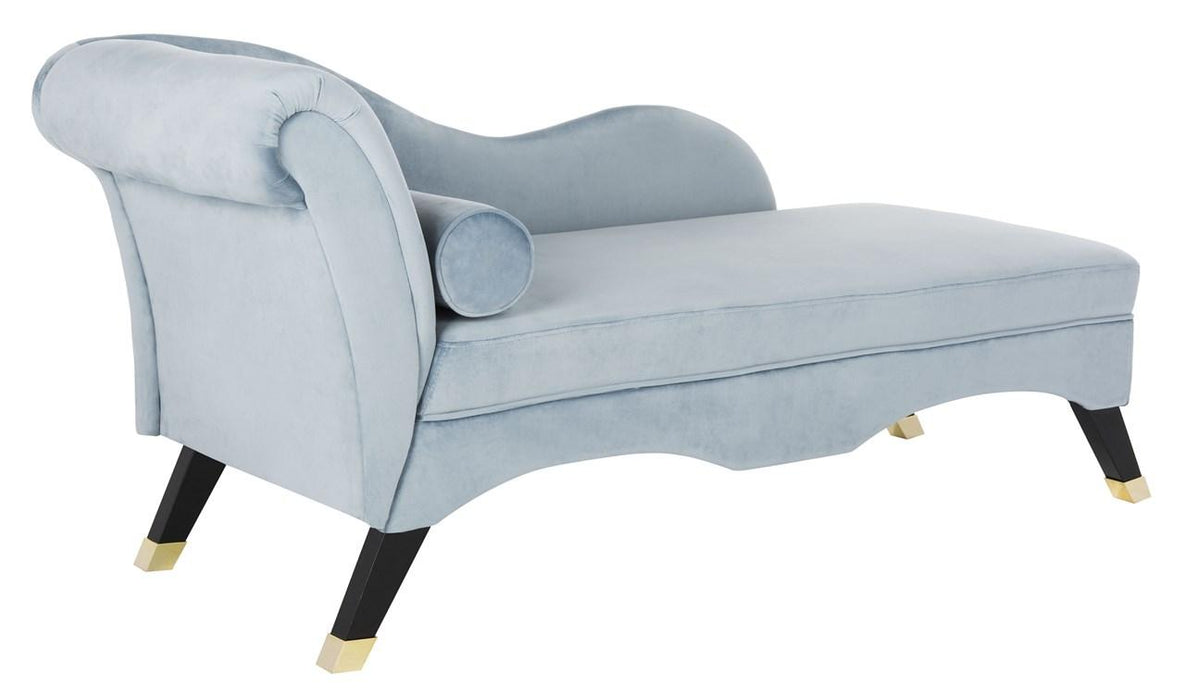 Caiden Retro Chic Velvet Chaise - Cool Stuff & Accessories