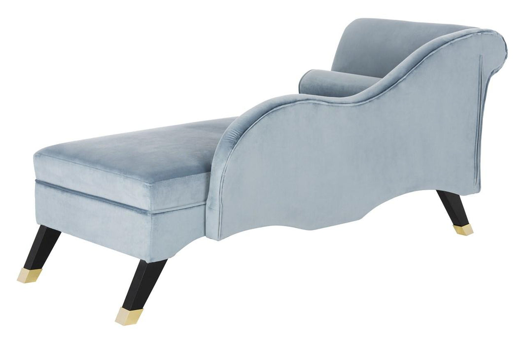 Caiden Retro Chic Velvet Chaise - Cool Stuff & Accessories