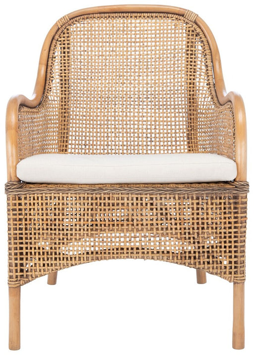 Charlie Rattan Accent Chair W / Cushion - Cool Stuff & Accessories