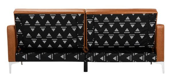 Chelsea Foldable Futon Bed/Cognac
