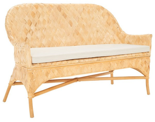 Chorus Woven Sofa Bench/Natural White