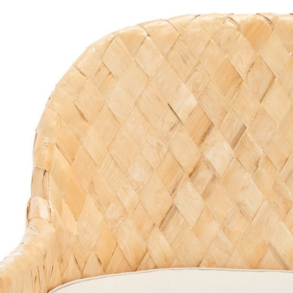 Chorus Woven Sofa Bench/Natural White