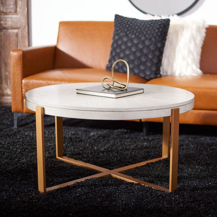 Navya Round Wood Coffee Table - Cool Stuff & Accessories
