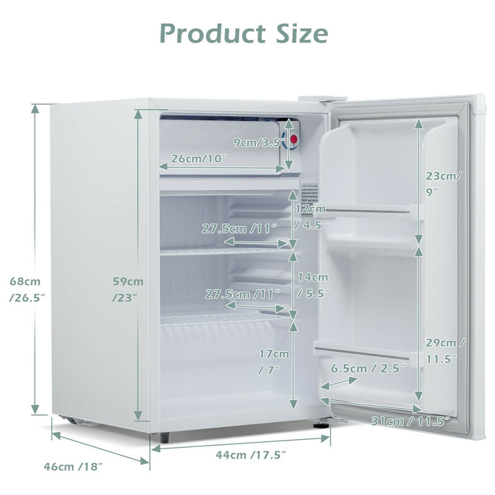 Compact Refrigerator with Freezer