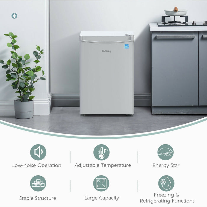 Compact Refrigerator with Freezer