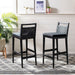 Darin Bar Stool/ Black/ Black Cushion - Cool Stuff & Accessories