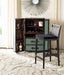Darin Bar Stool/ Black/ Black Cushion - Cool Stuff & Accessories