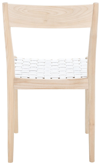 Eluned Leather Dining Chair/White - Cool Stuff & Accessories