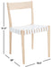 Eluned Leather Dining Chair/White - Cool Stuff & Accessories