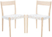 Eluned Leather Dining Chair/White - Cool Stuff & Accessories