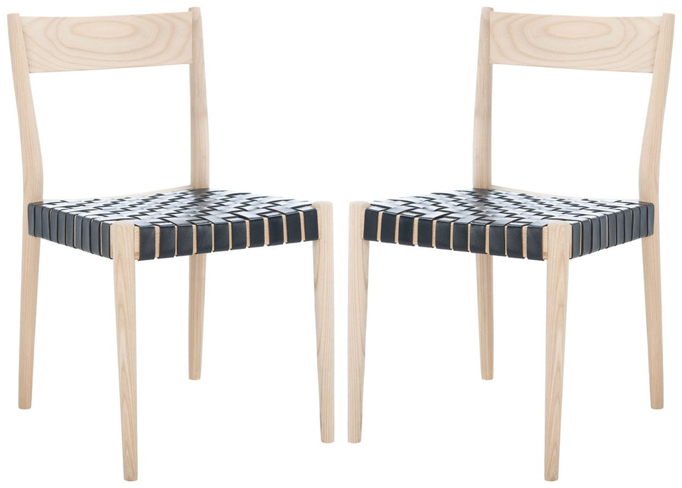 Eluned Leather Dining Chair/Black - Cool Stuff & Accessories