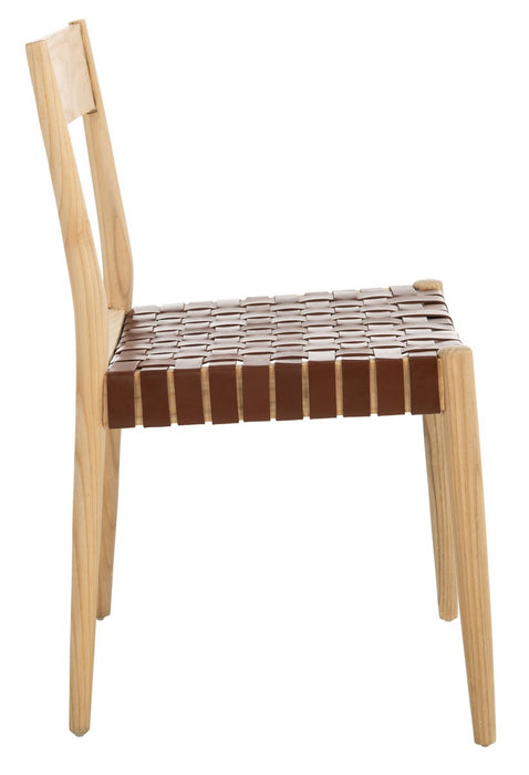 Eluned Leather Dining Chair/Cognac - Cool Stuff & Accessories