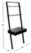 Kamy 2 Shelf Leaning Desk/ Black - Cool Stuff & Accessories