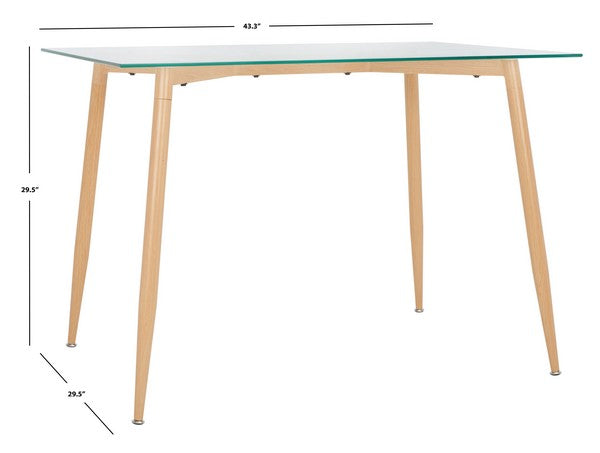 Averill Glass Dining Table