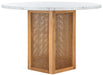 Danez Cane Dining Table/Faux White - Cool Stuff & Accessories
