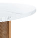Danez Cane Dining Table/Faux White - Cool Stuff & Accessories