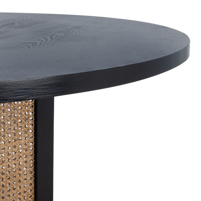 Danez Cane Dining Table/ Black Top - Cool Stuff & Accessories